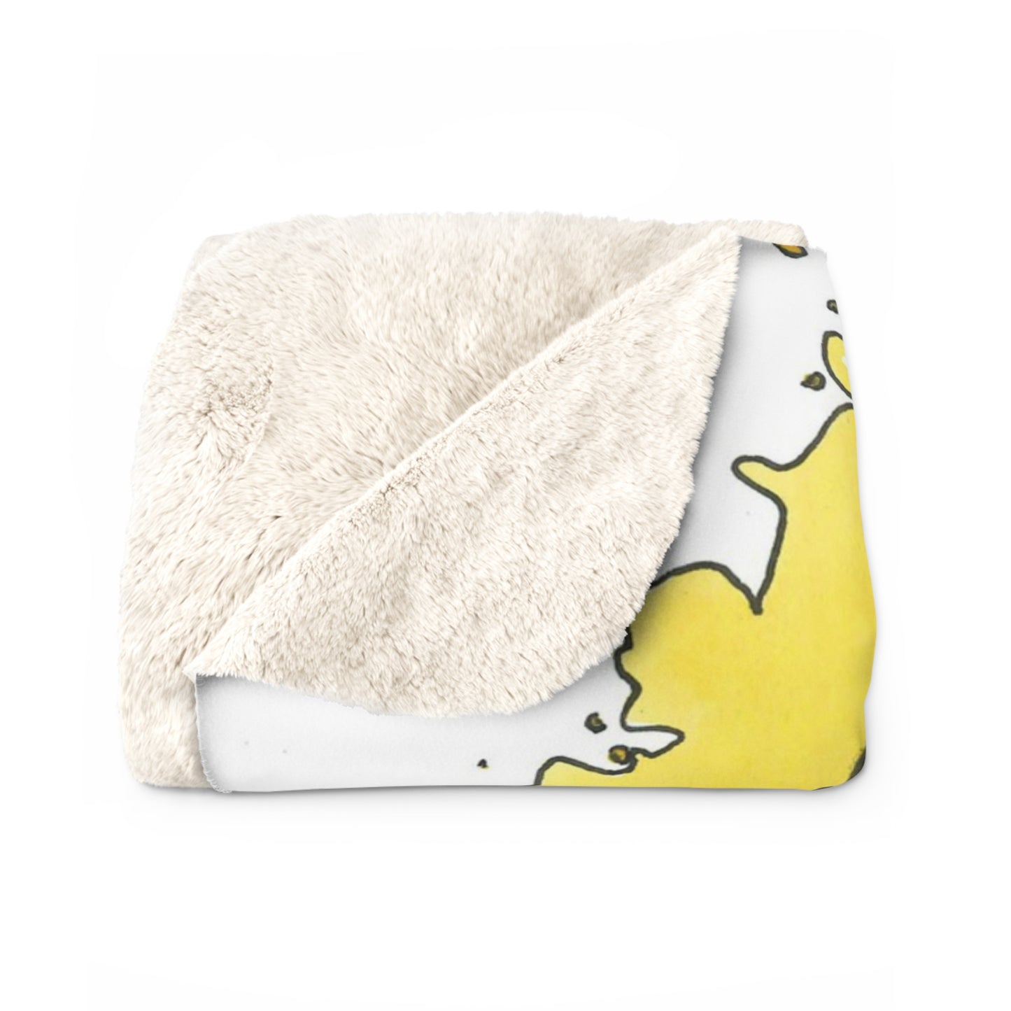 Daisy Trio Sherpa Fleece Blanket
