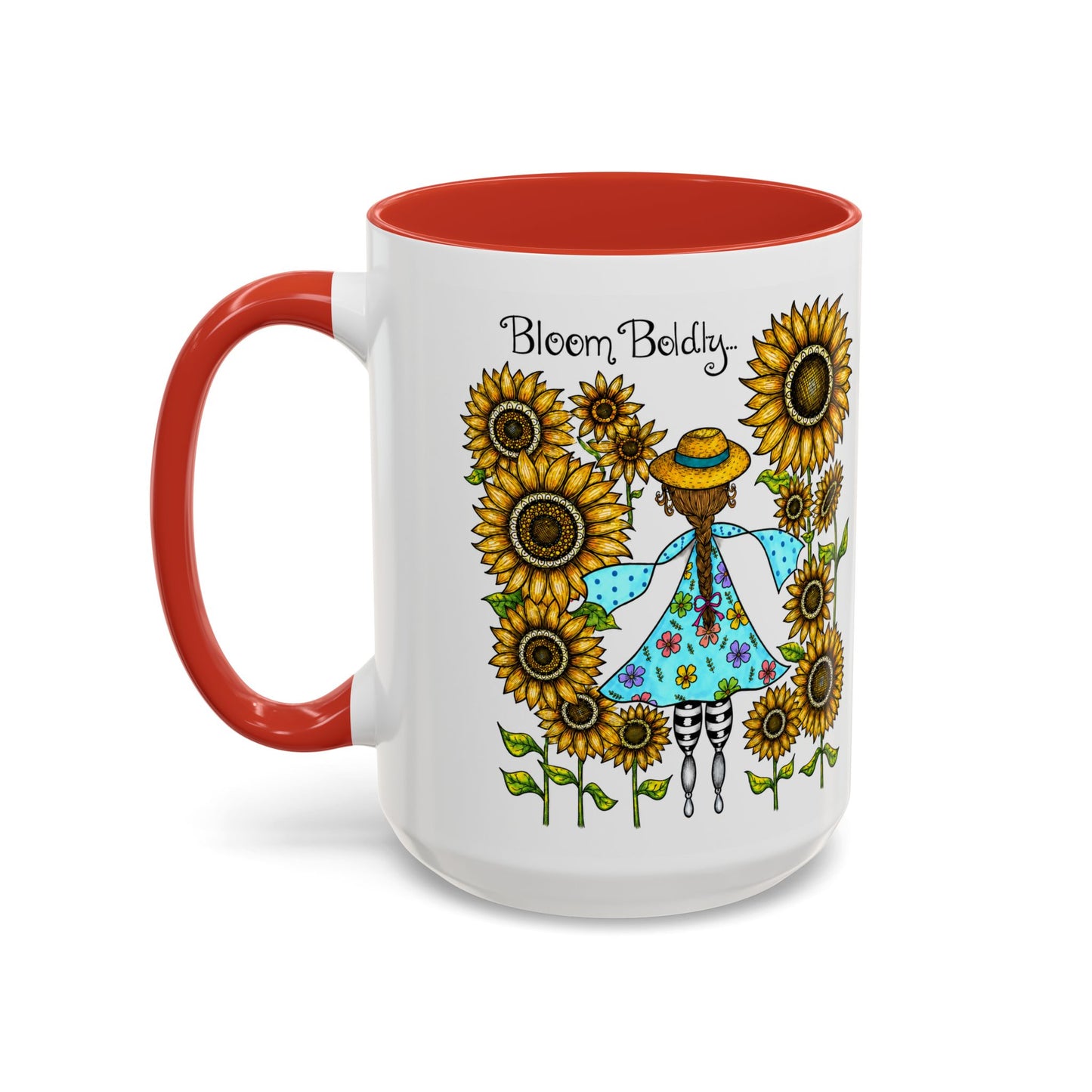Bloom Boldly Accent Coffee Mug (11, 15oz)