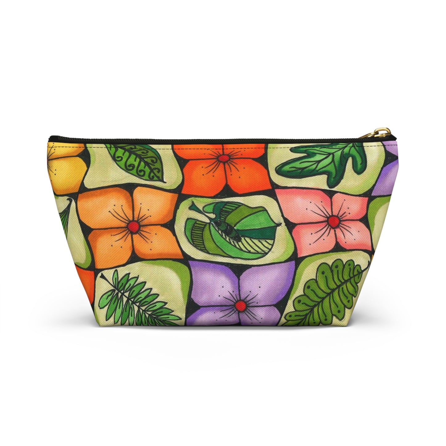 All-Over Flower Acessory Pouch