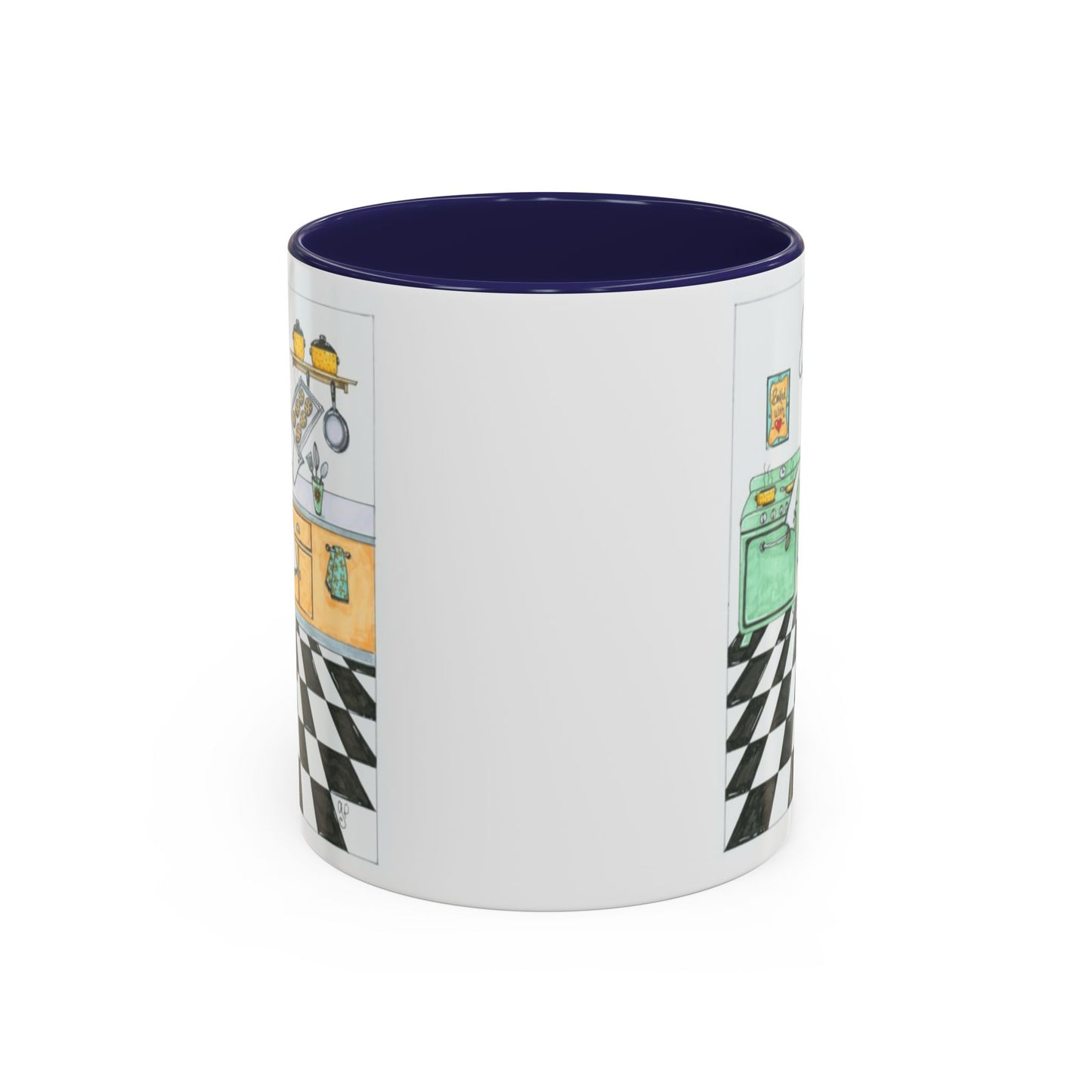 She Bakes! Accent Coffee Mug (11, 15oz)