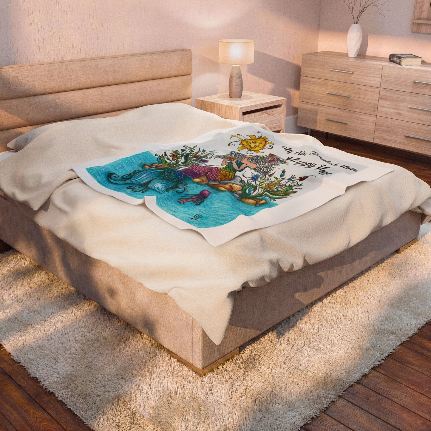 Mermaid Velveteen Plush Blanket