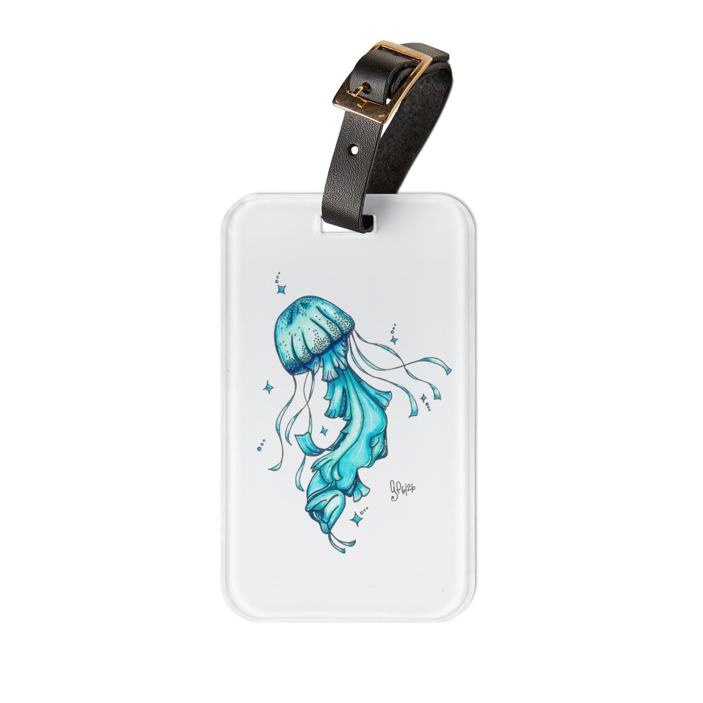 Dancing Jellyfish Luggage Tag