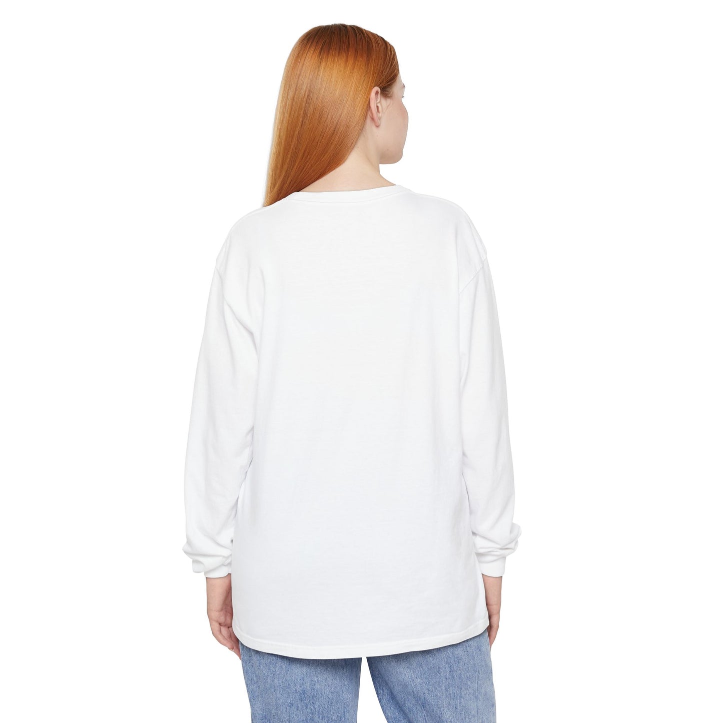 Zen Whimsy Unisex Garment-dyed Long Sleeve T-Shirt