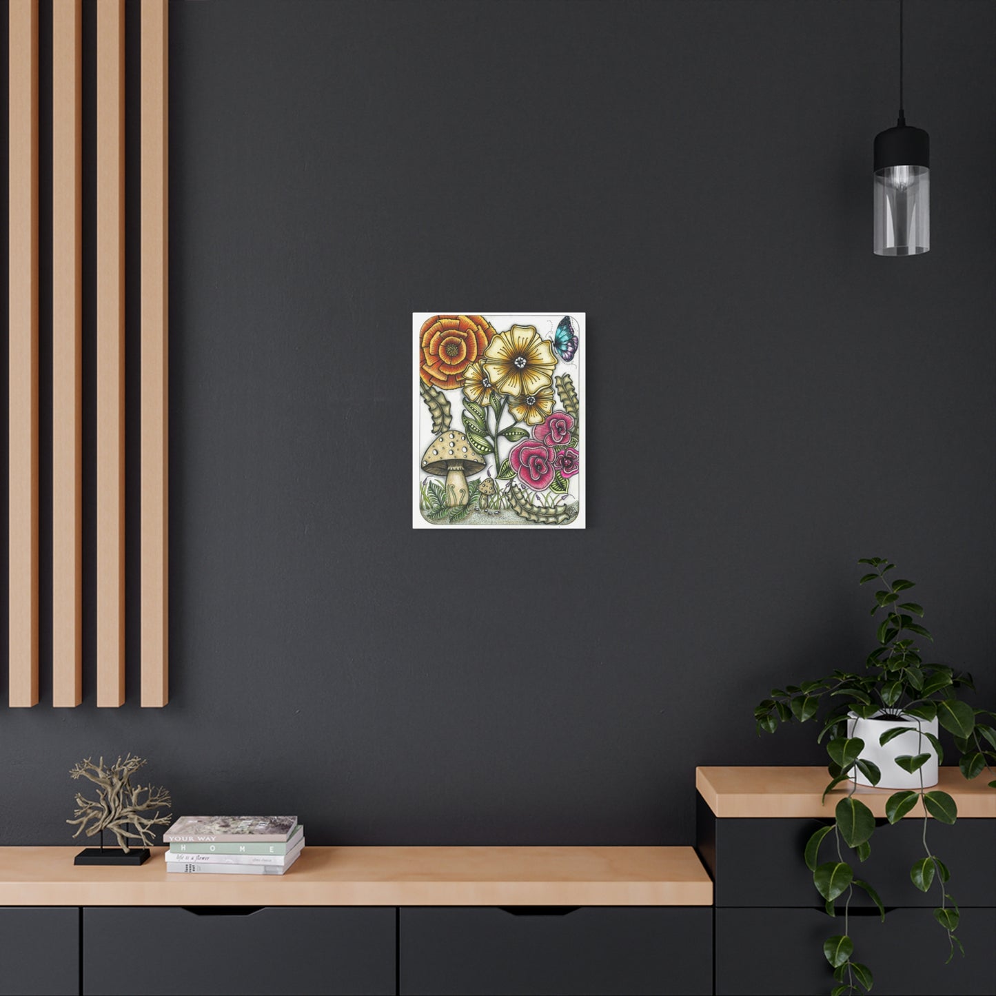 Wild Flowers Matte Canvas