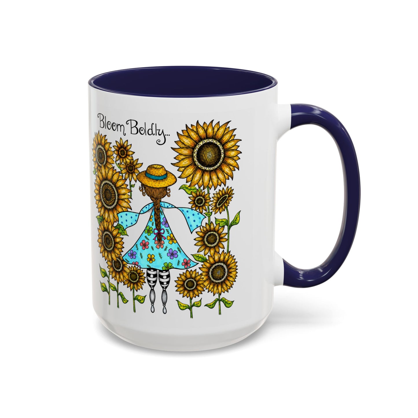 Bloom Boldly Accent Coffee Mug (11, 15oz)