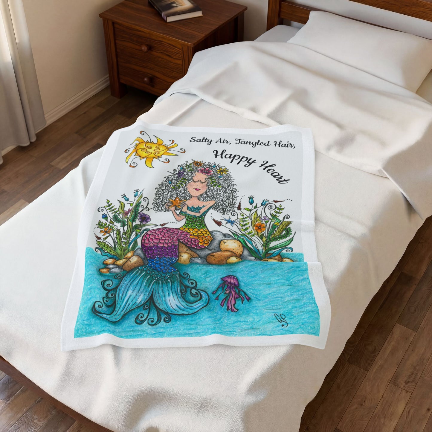 Mermaid Velveteen Plush Blanket