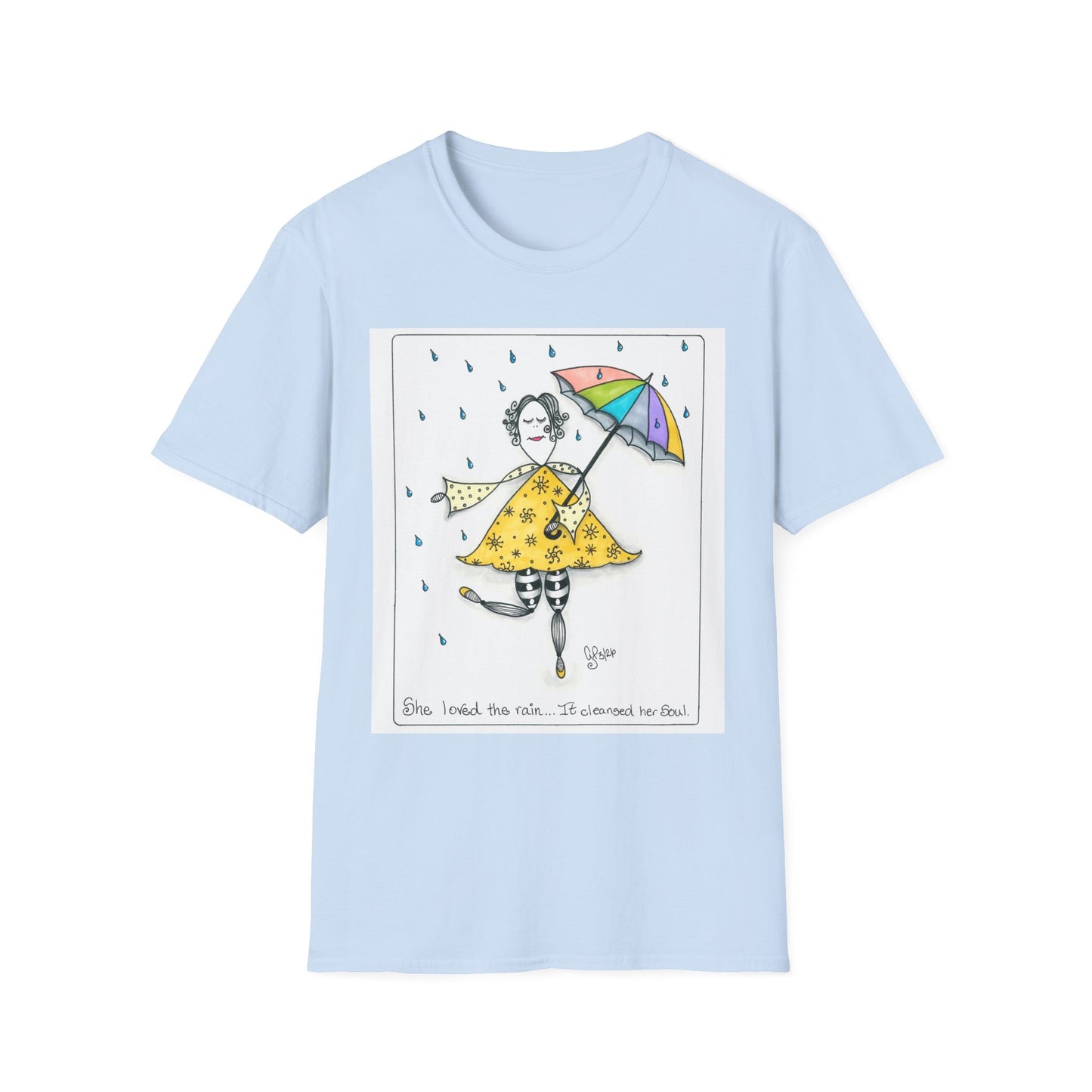 The Rain Cleansed Her Soul Softstyle T-Shirt