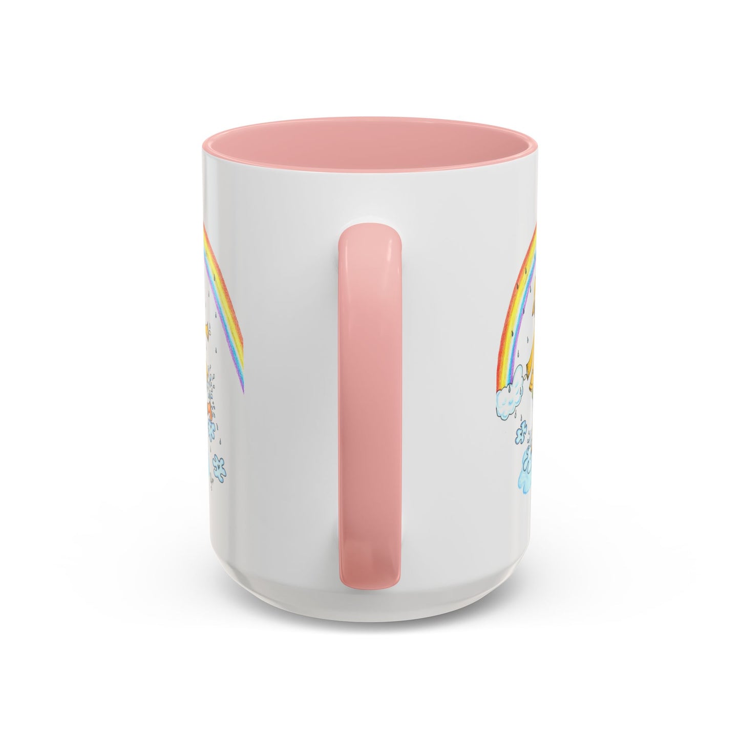 Dancing In The Rain Accent Coffee Mug (11, 15oz)