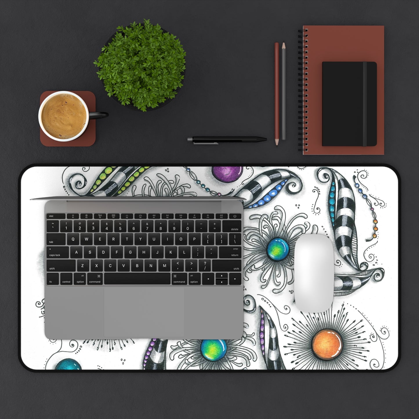 Zen Whimsy Desk Mat