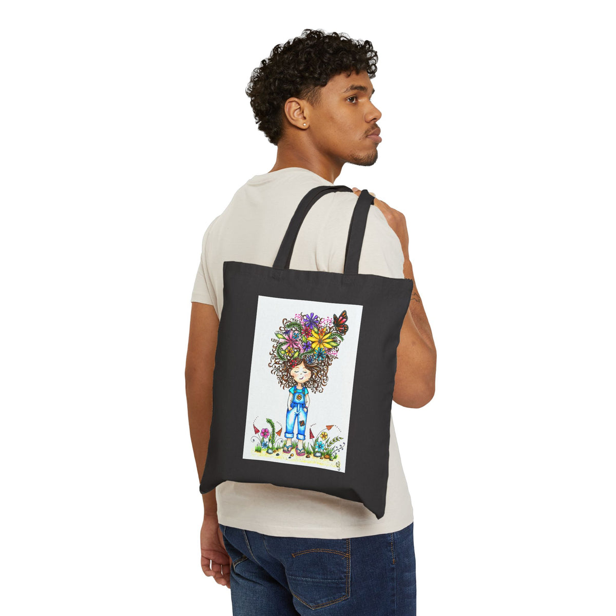 Free To Be Me! Cotton Canvas Tote Bag
