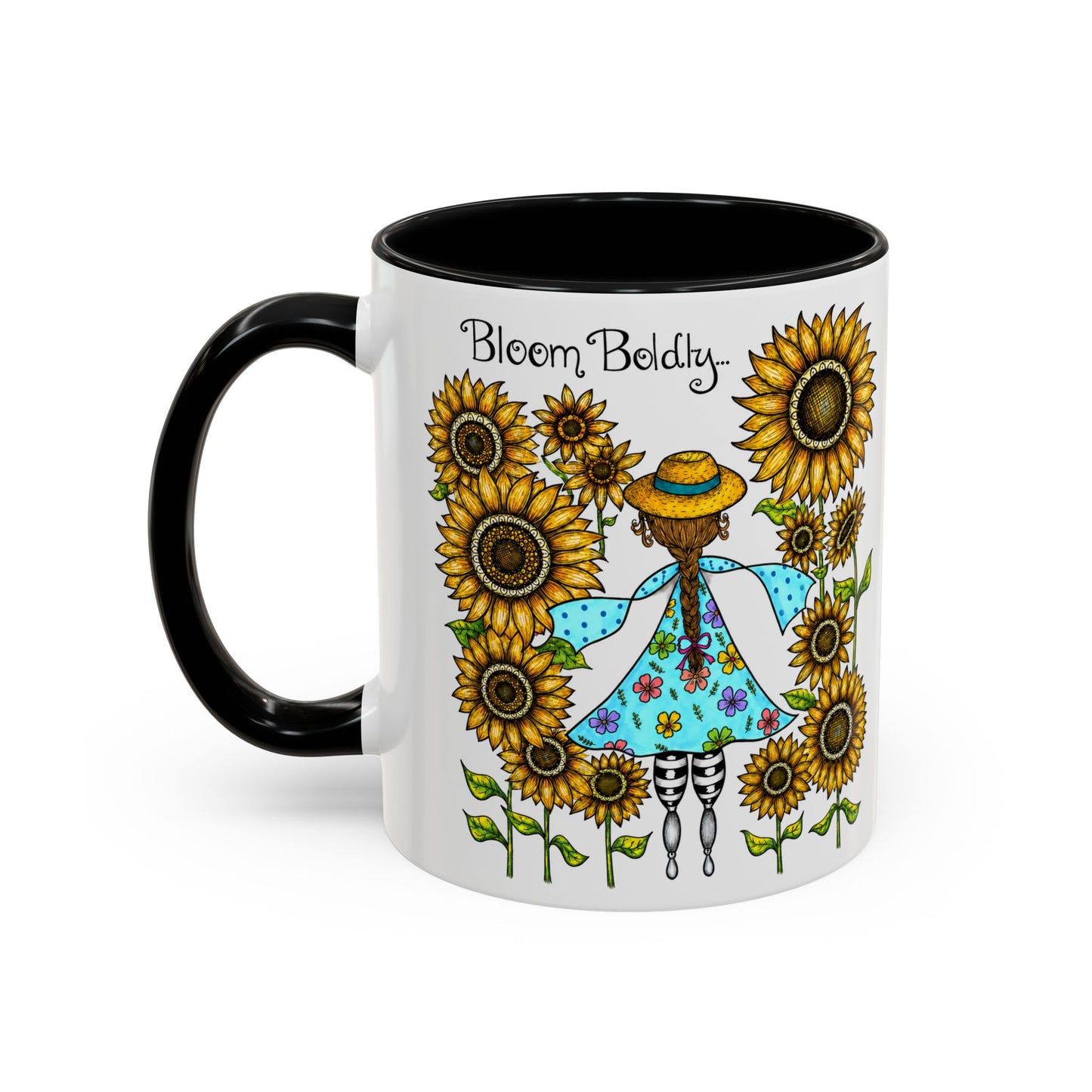 Bloom Boldly Accent Coffee Mug (11, 15oz)