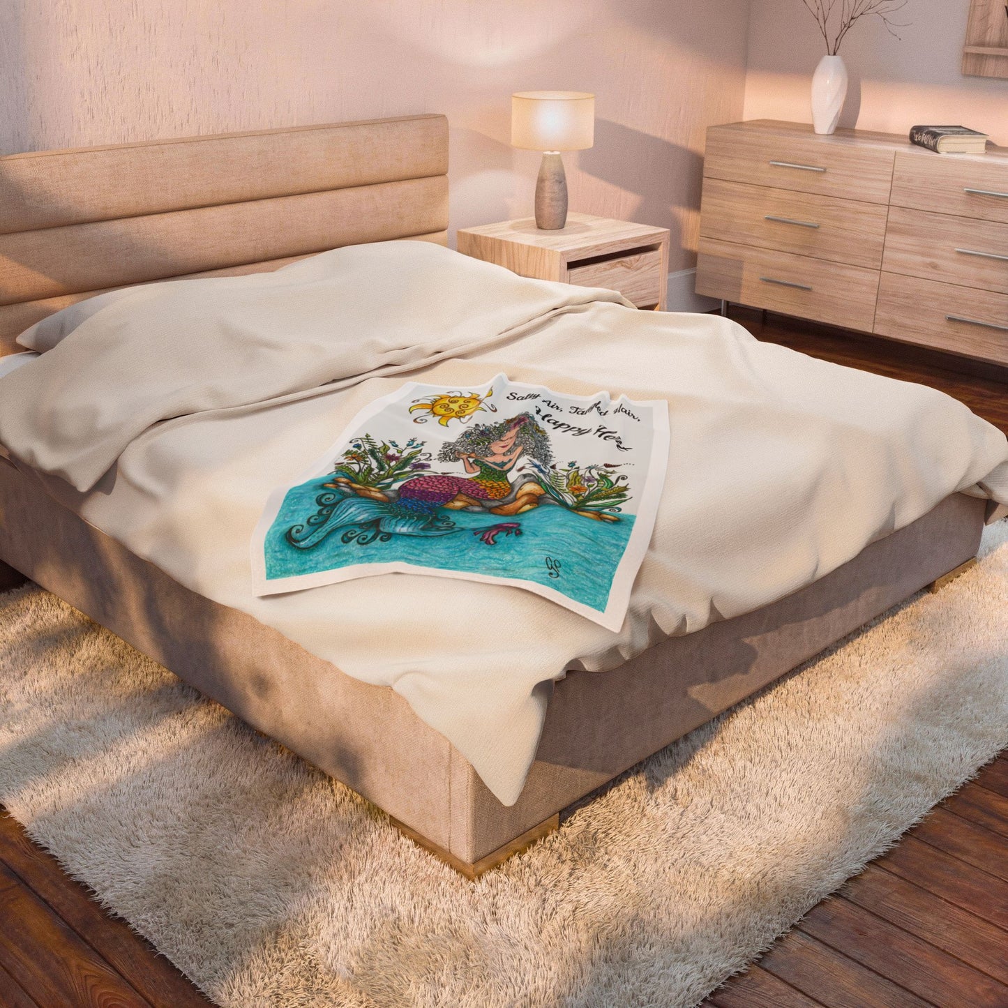Mermaid Velveteen Plush Blanket
