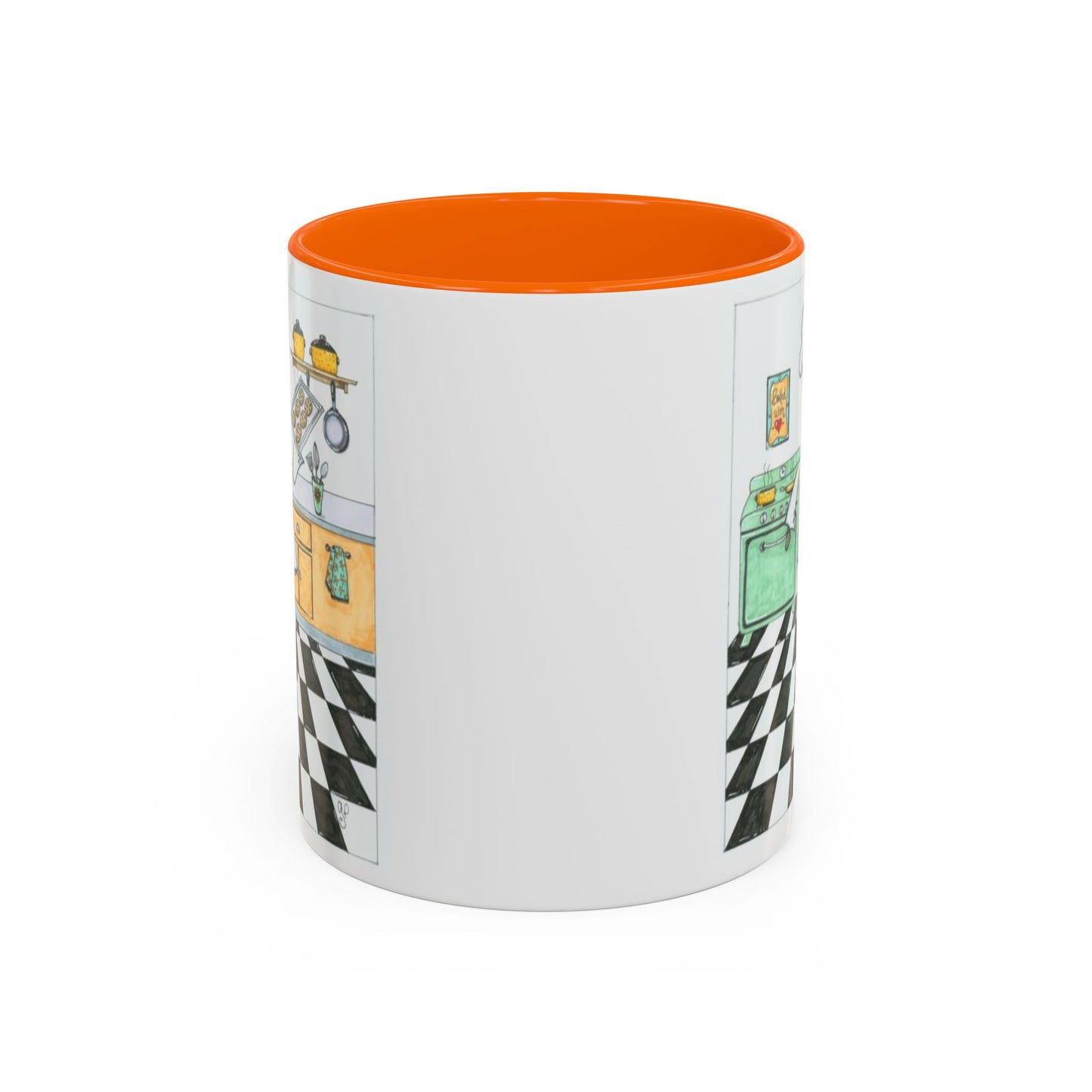 She Bakes! Accent Coffee Mug (11, 15oz)