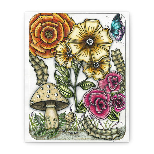 Wild Flowers Matte Canvas
