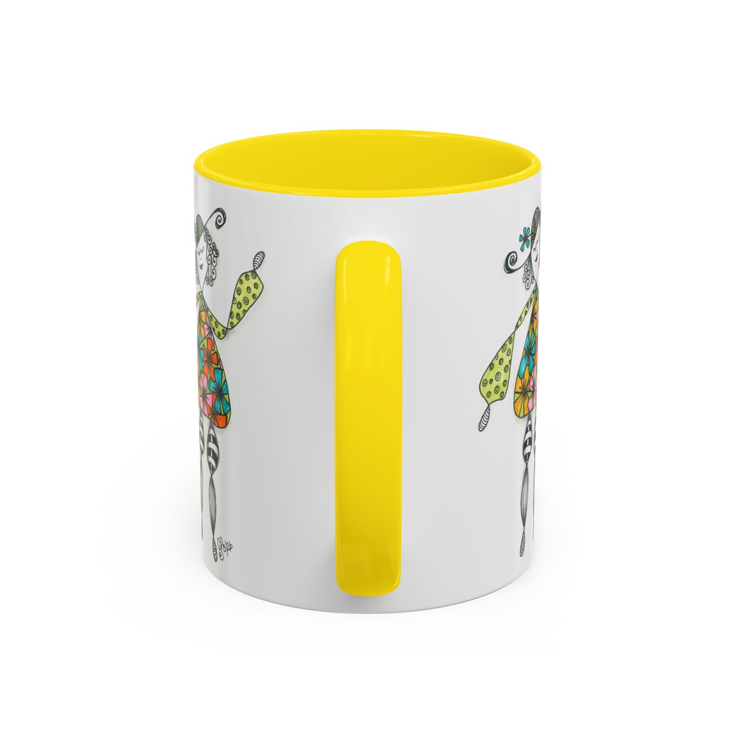 Carefree and Fancy Coffee Mug (11, 15oz)