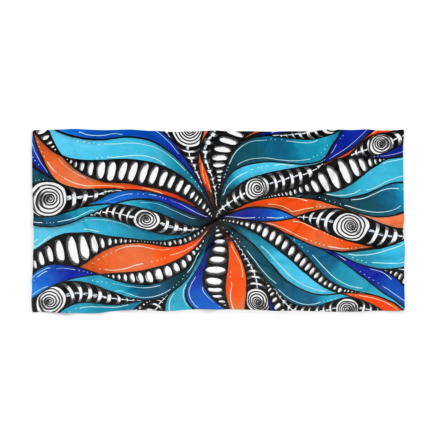 Wild Burst Beach Towel