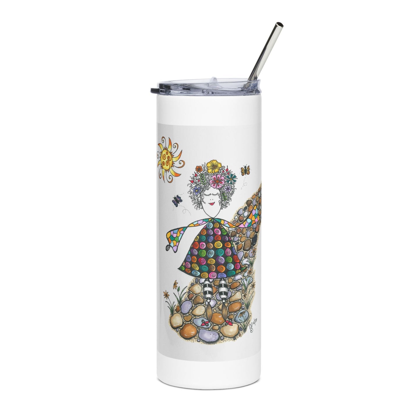 A Beautiful Day Stainless Steel Tumbler, 20oz
