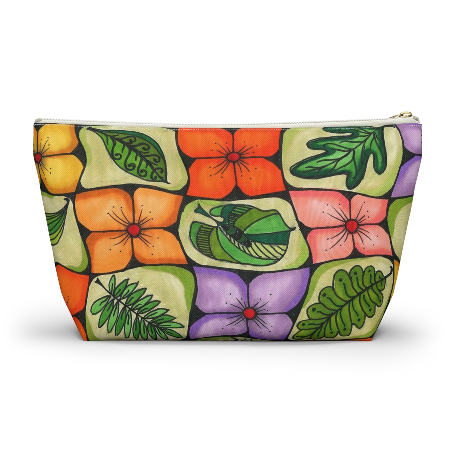 All-Over Flower Acessory Pouch