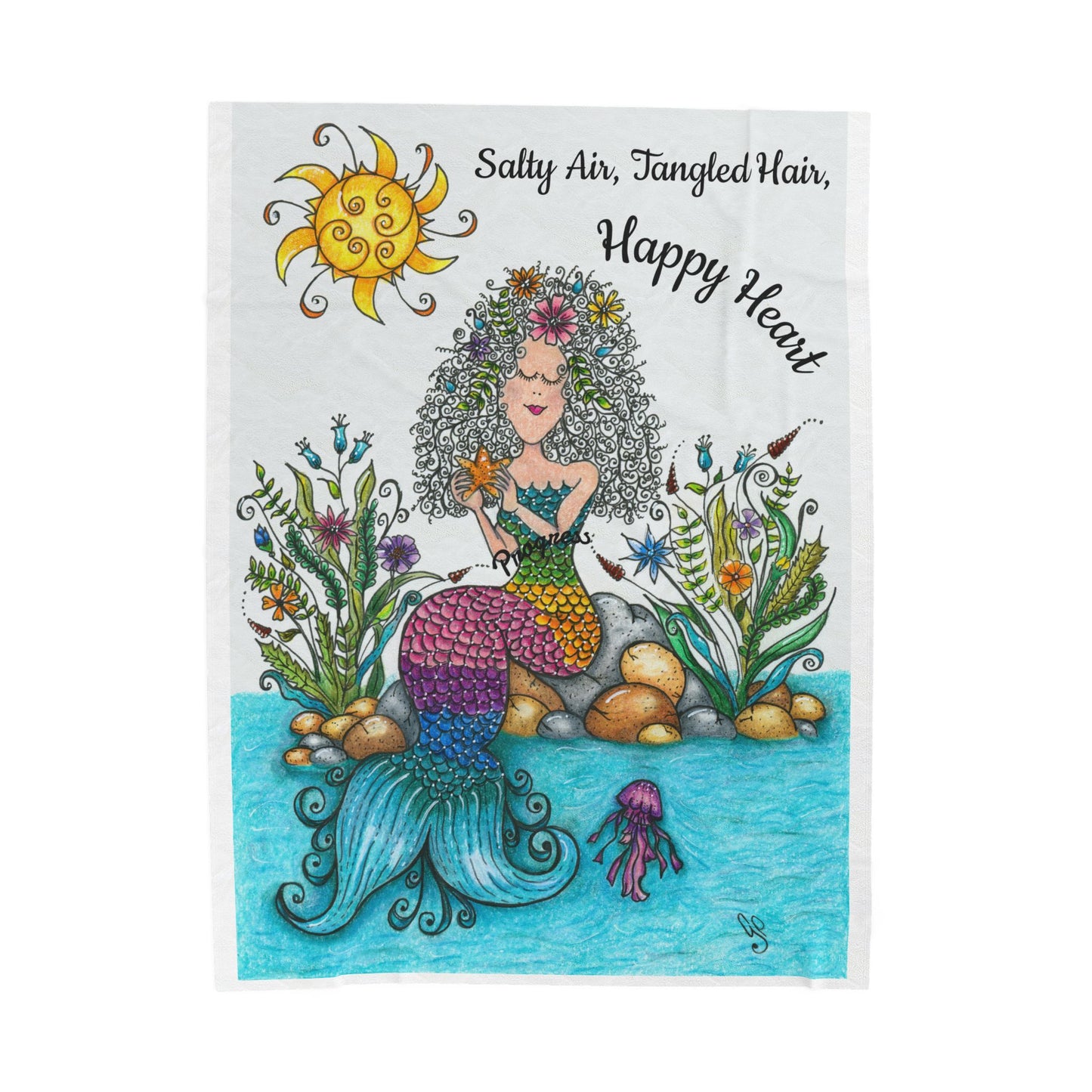 Mermaid Velveteen Plush Blanket