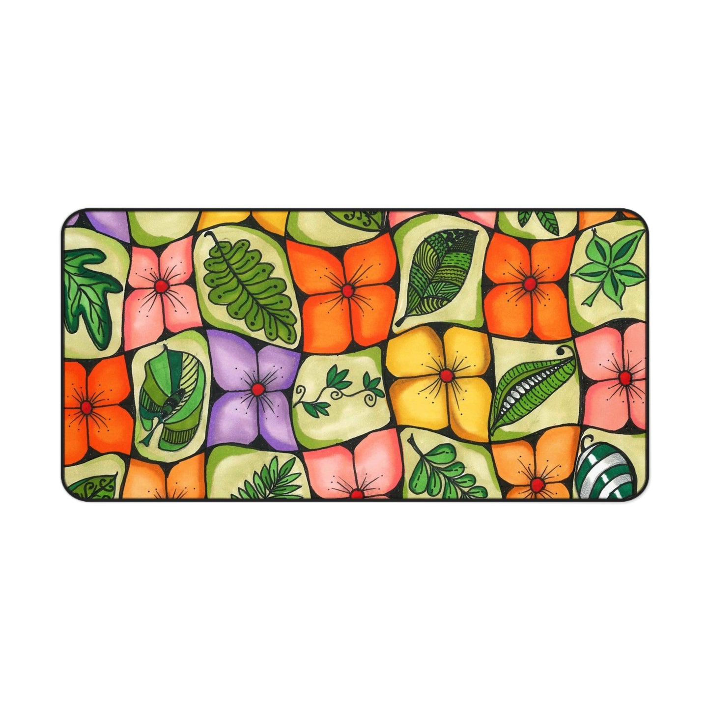All-Over Flowers Desk Mat