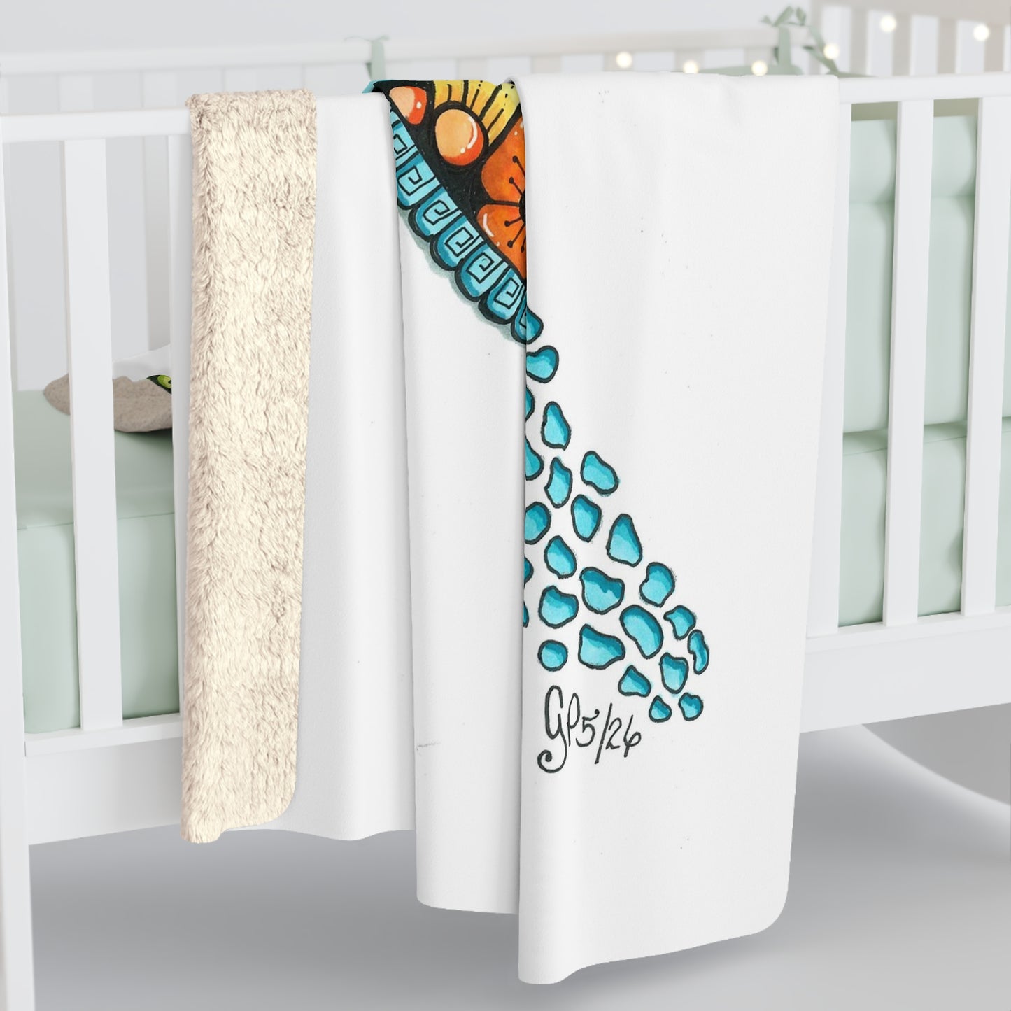 Sea Turtle Sherpa Fleece Blanket