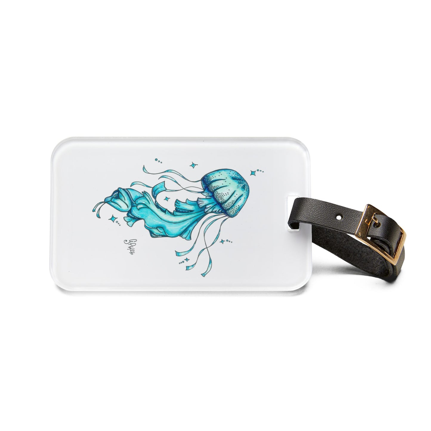 Dancing Jellyfish Luggage Tag