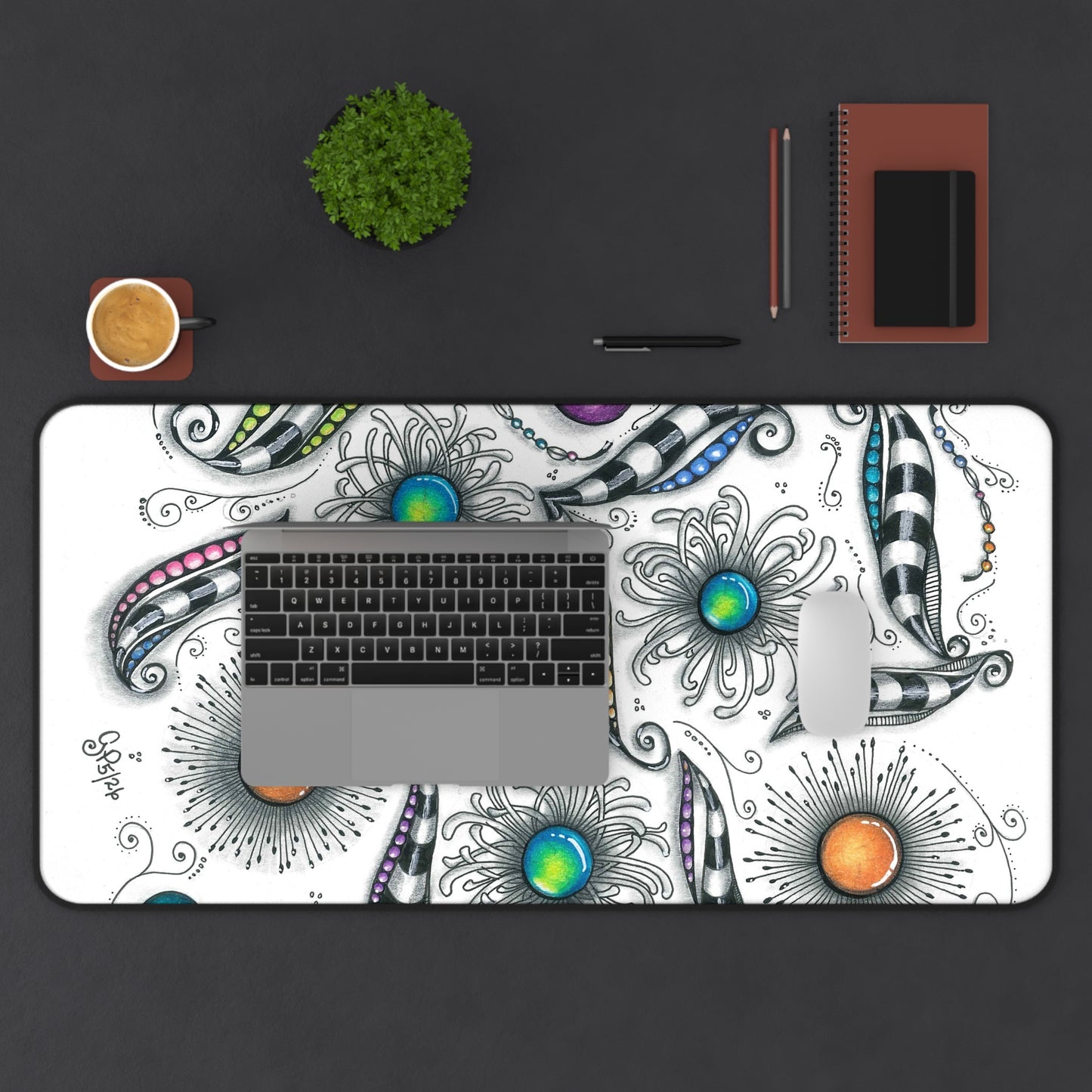 Zen Whimsy Desk Mat