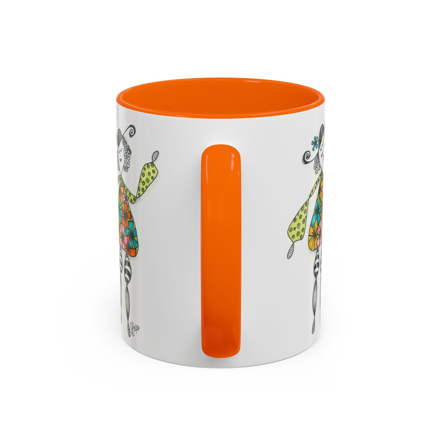 Carefree and Fancy Coffee Mug (11, 15oz)