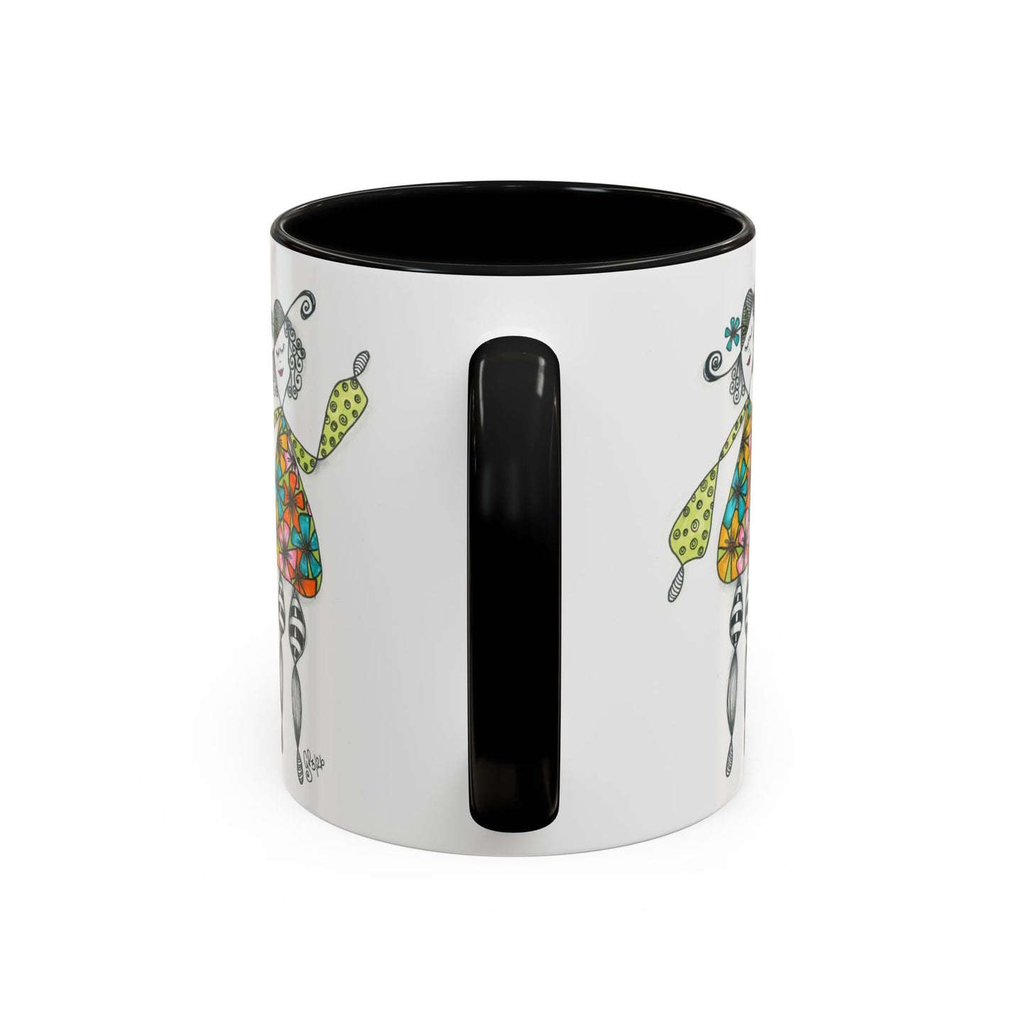 Carefree and Fancy Coffee Mug (11, 15oz)
