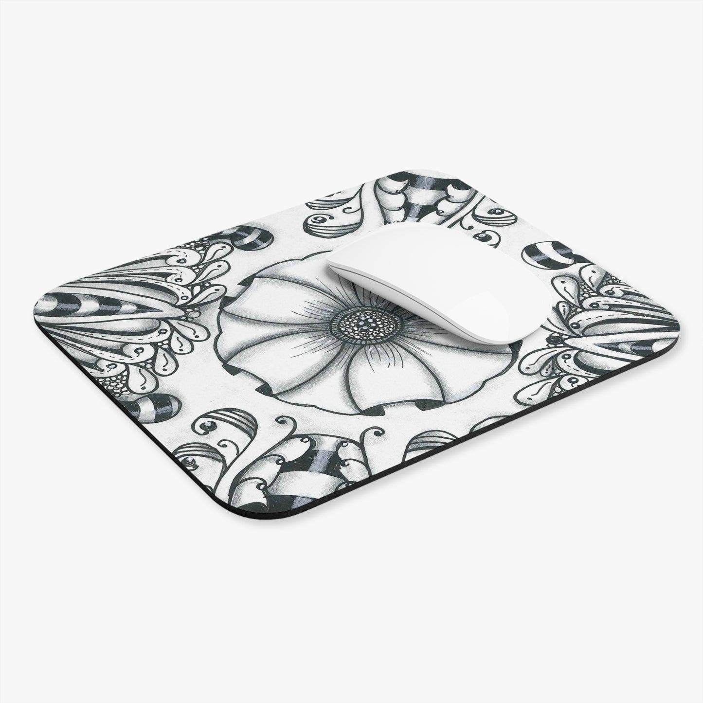 Zentangle Fantasy Mouse Pad (Rectangle)