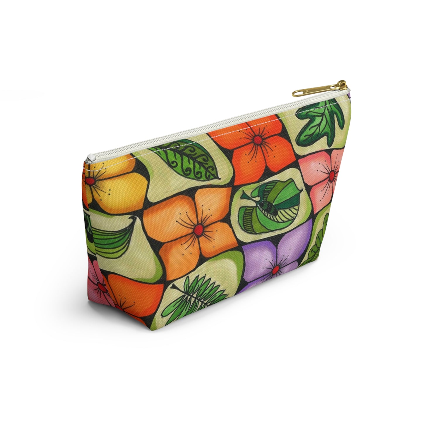 All-Over Flower Acessory Pouch
