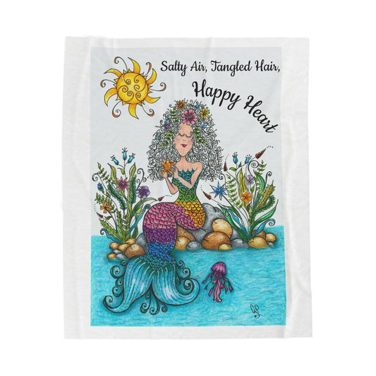 Mermaid Velveteen Plush Blanket