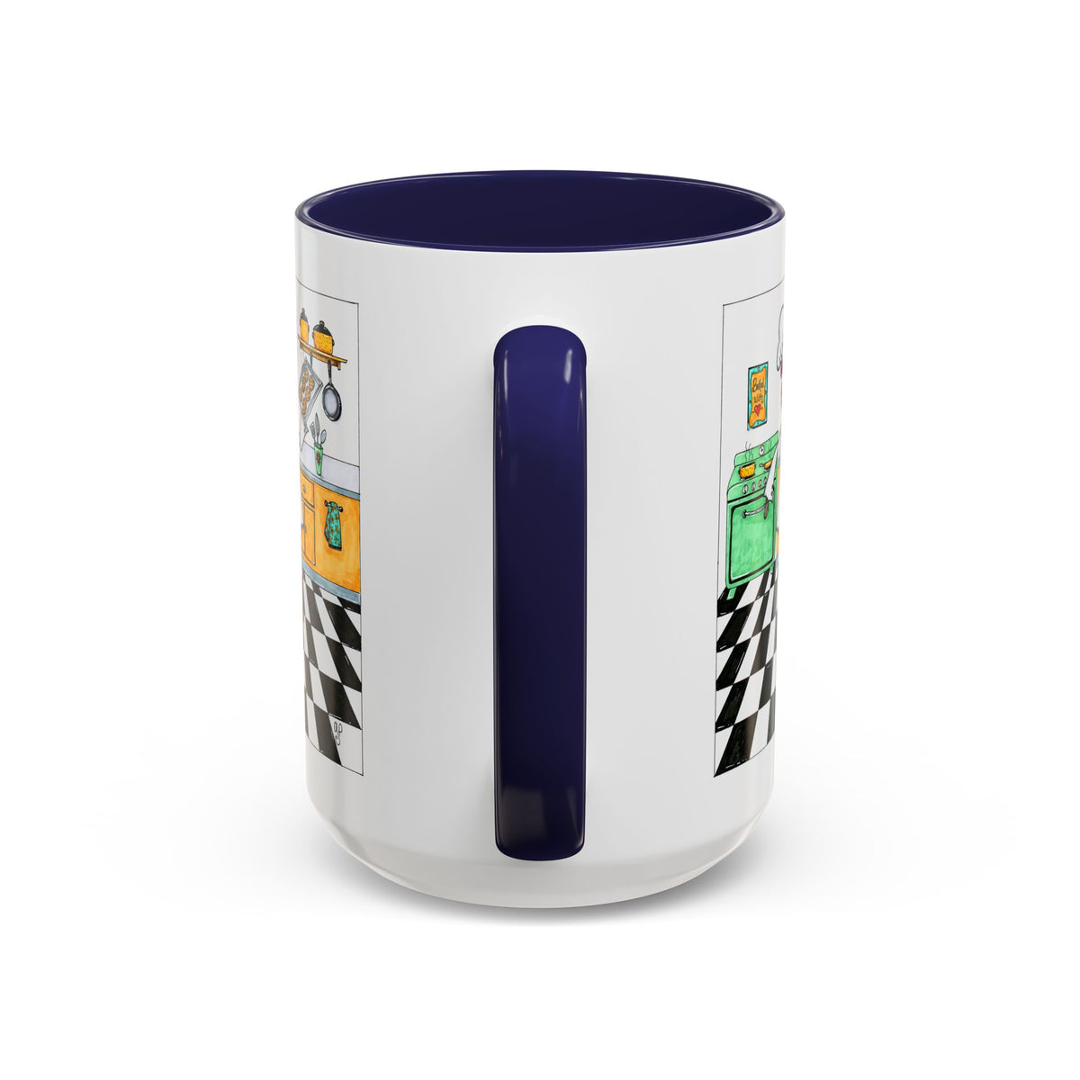 She Bakes! Accent Coffee Mug (11, 15oz)