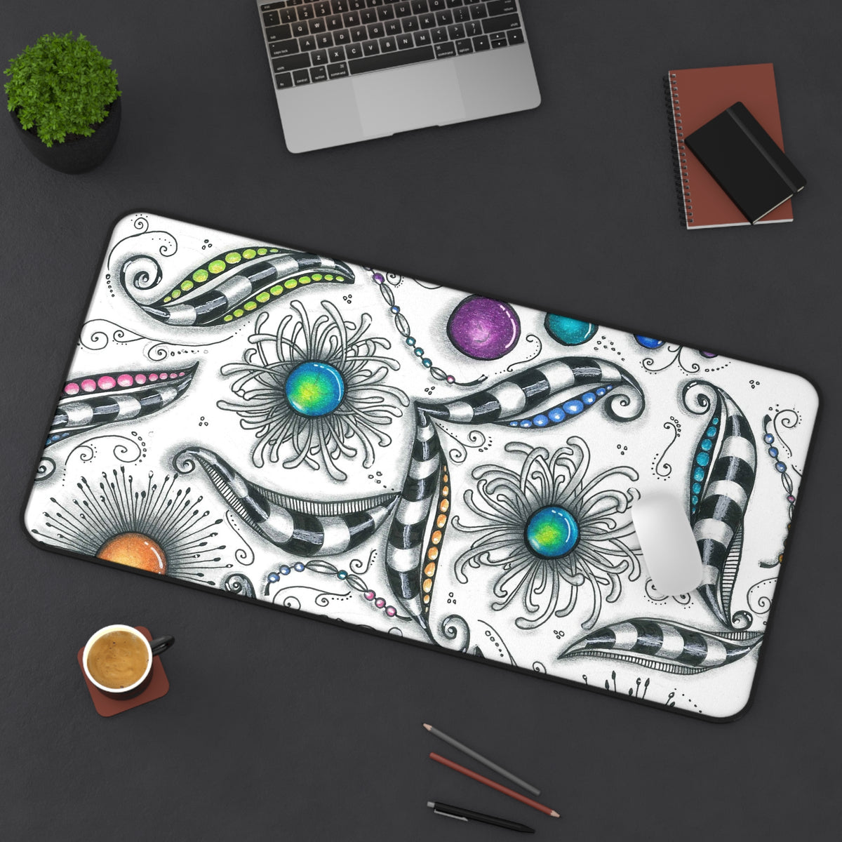 Zen Whimsy Desk Mat