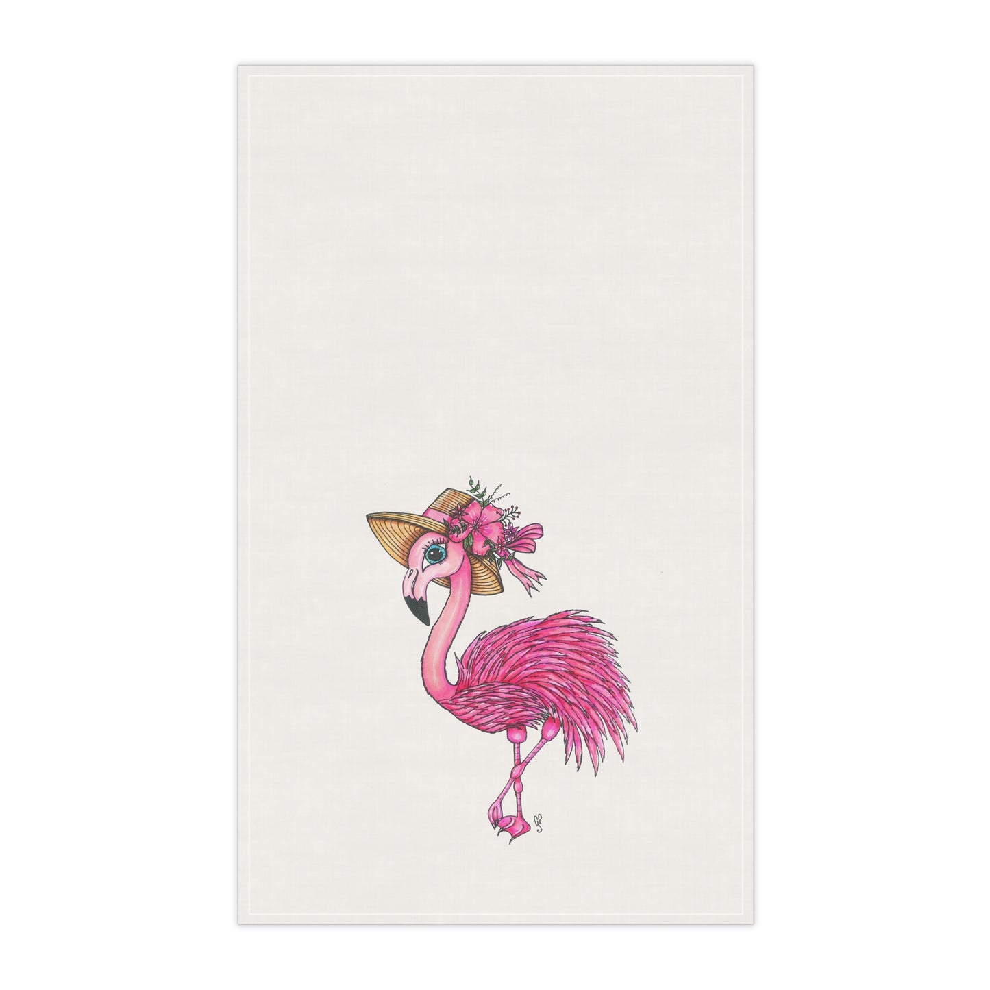 Flamingo Tea Towels (cotton twill)