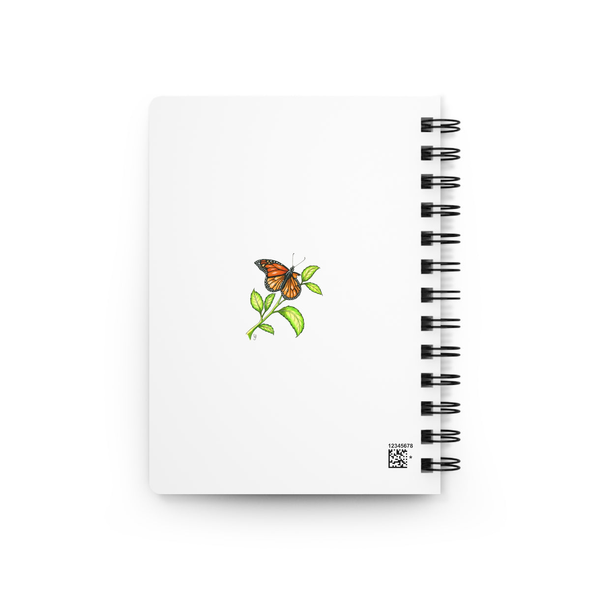 Larry The Butterfly Spiral Bound Journal