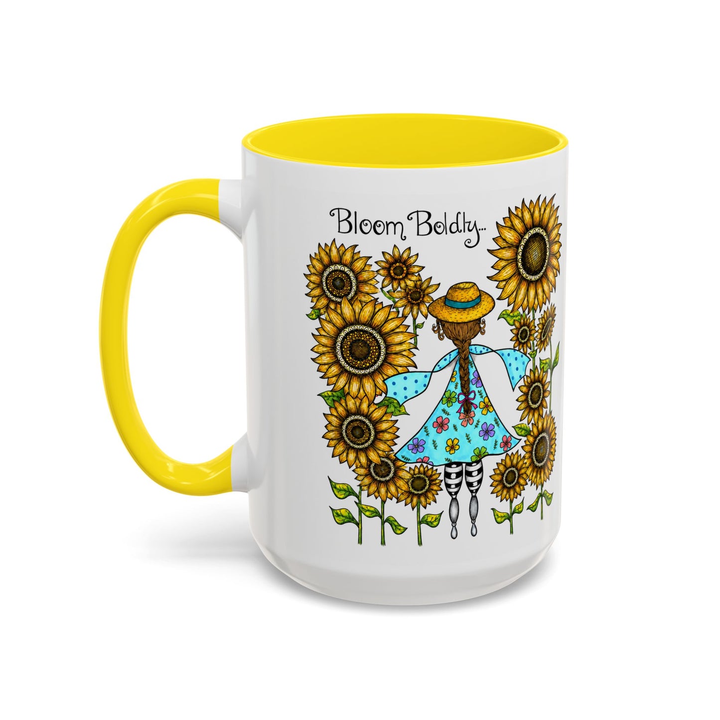 Bloom Boldly Accent Coffee Mug (11, 15oz)