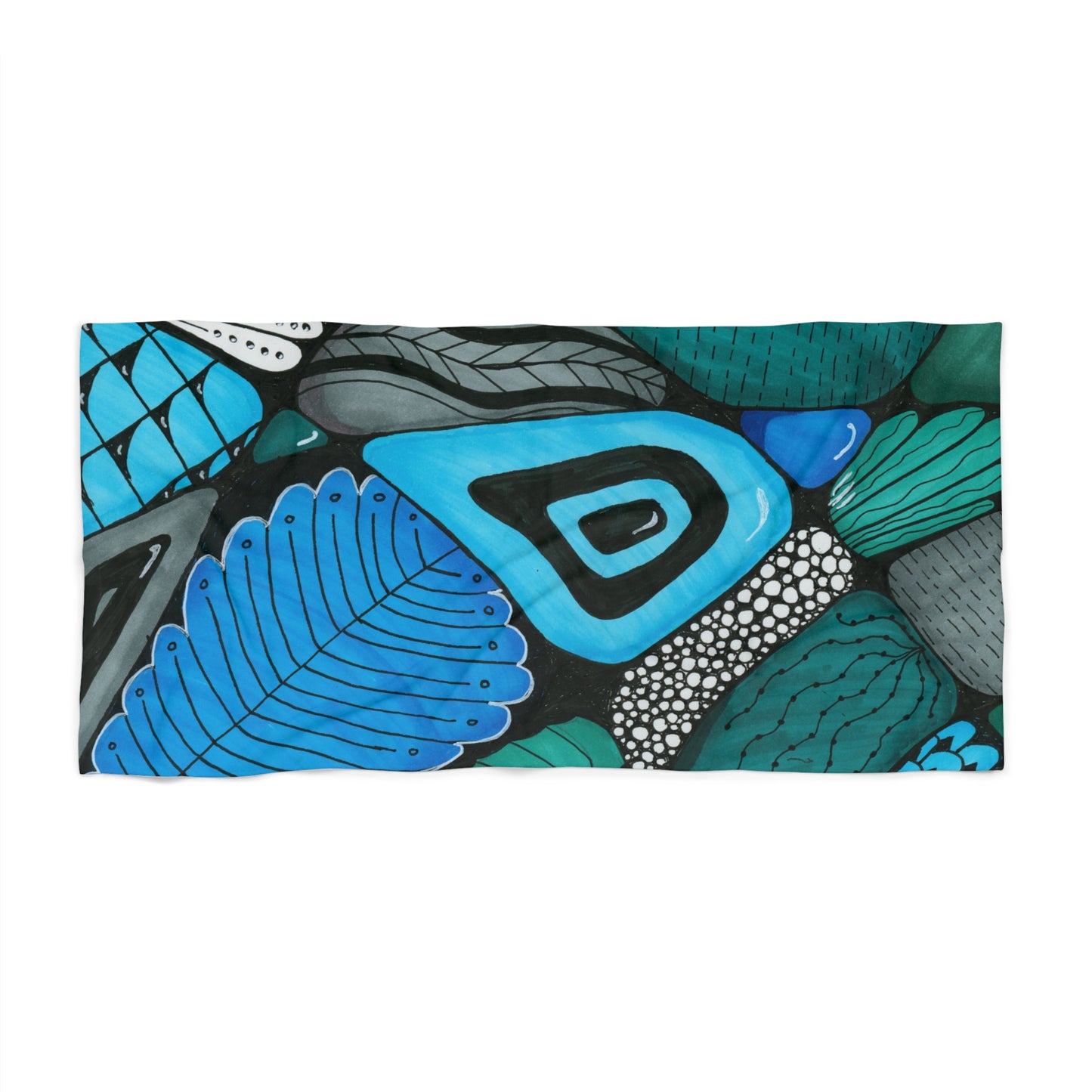 The Blues Beach Towel