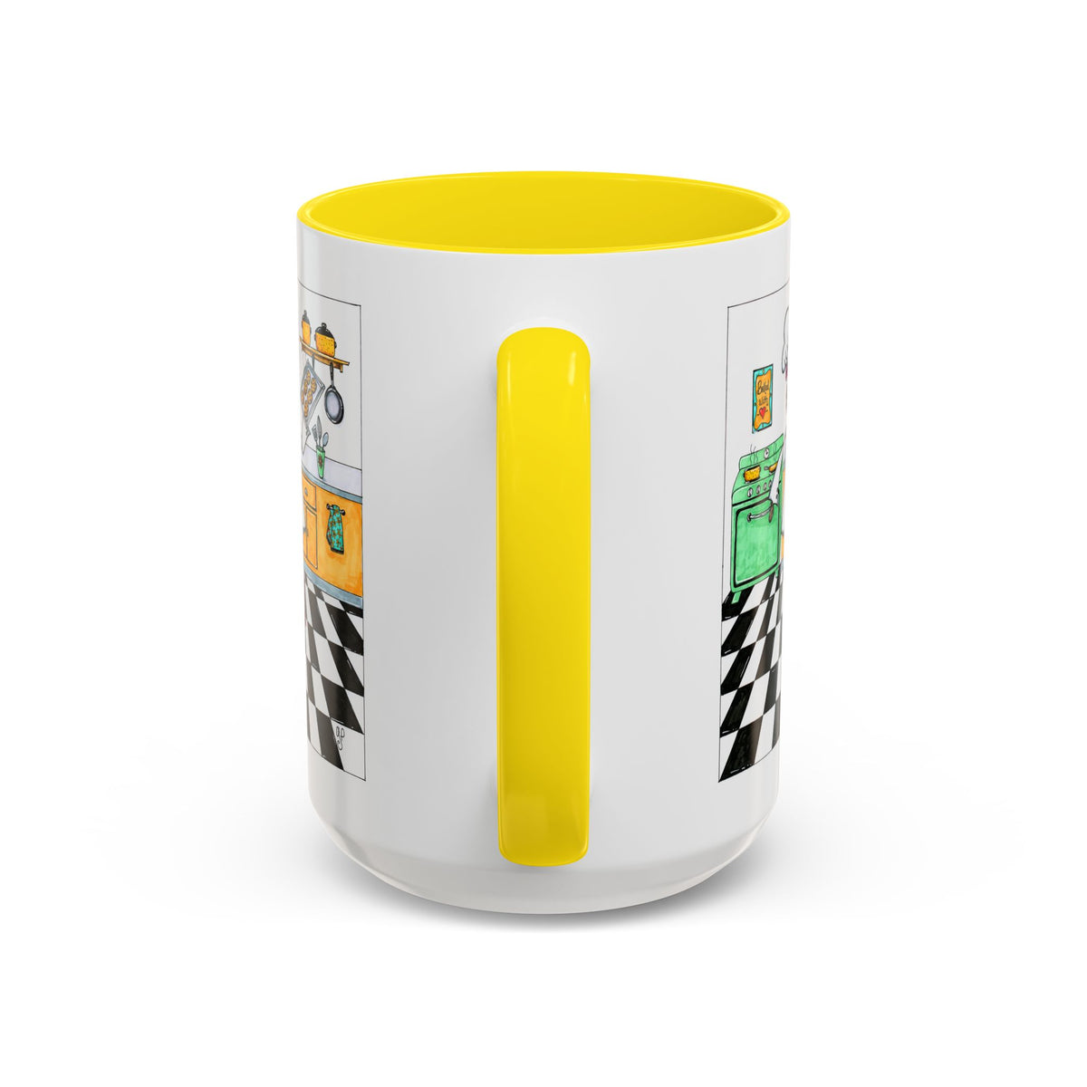 She Bakes! Accent Coffee Mug (11, 15oz)