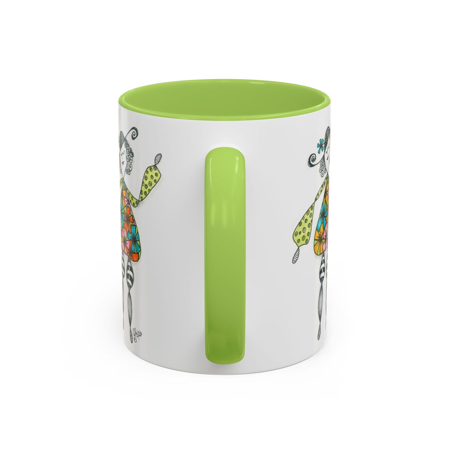 Carefree and Fancy Coffee Mug (11, 15oz)