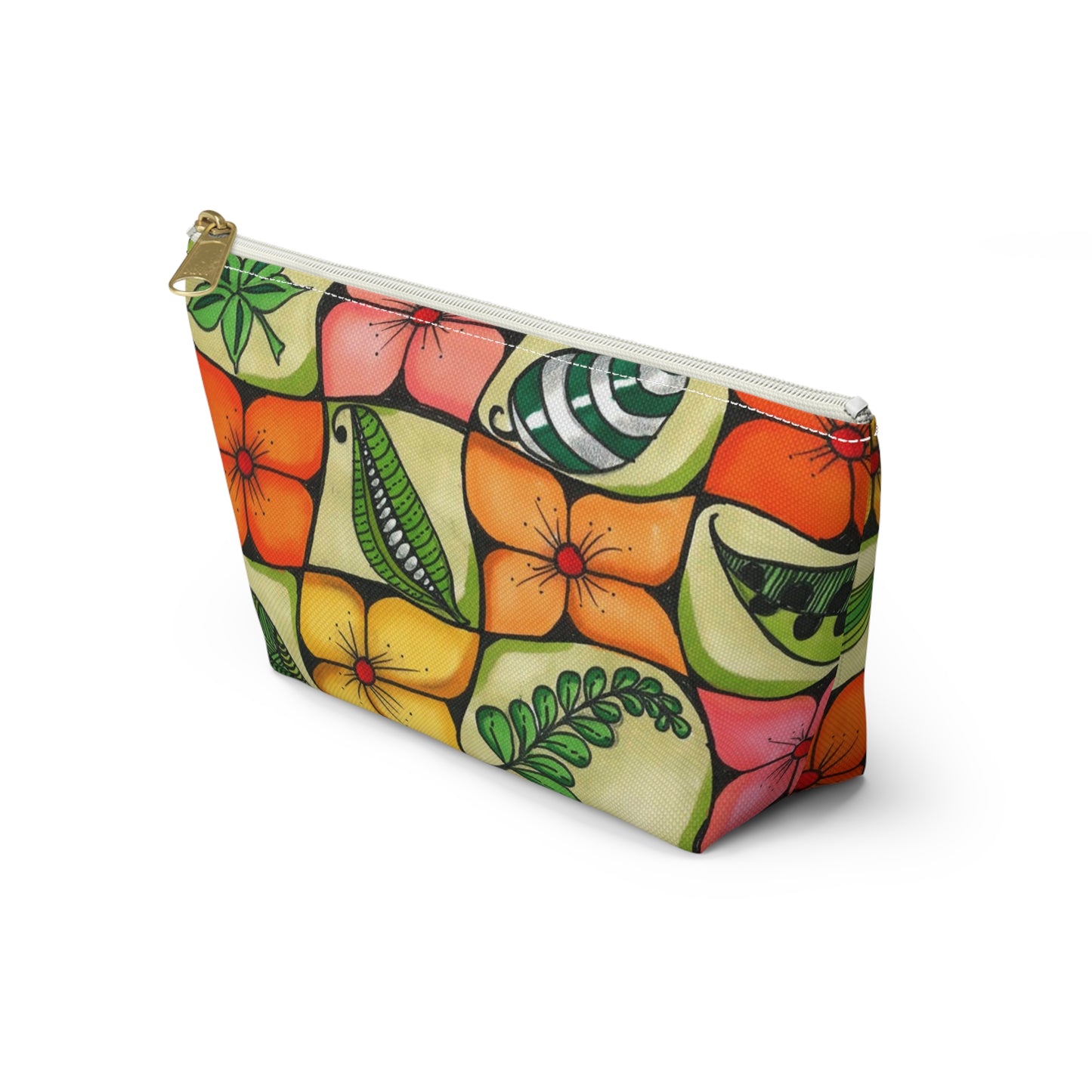All-Over Flower Acessory Pouch