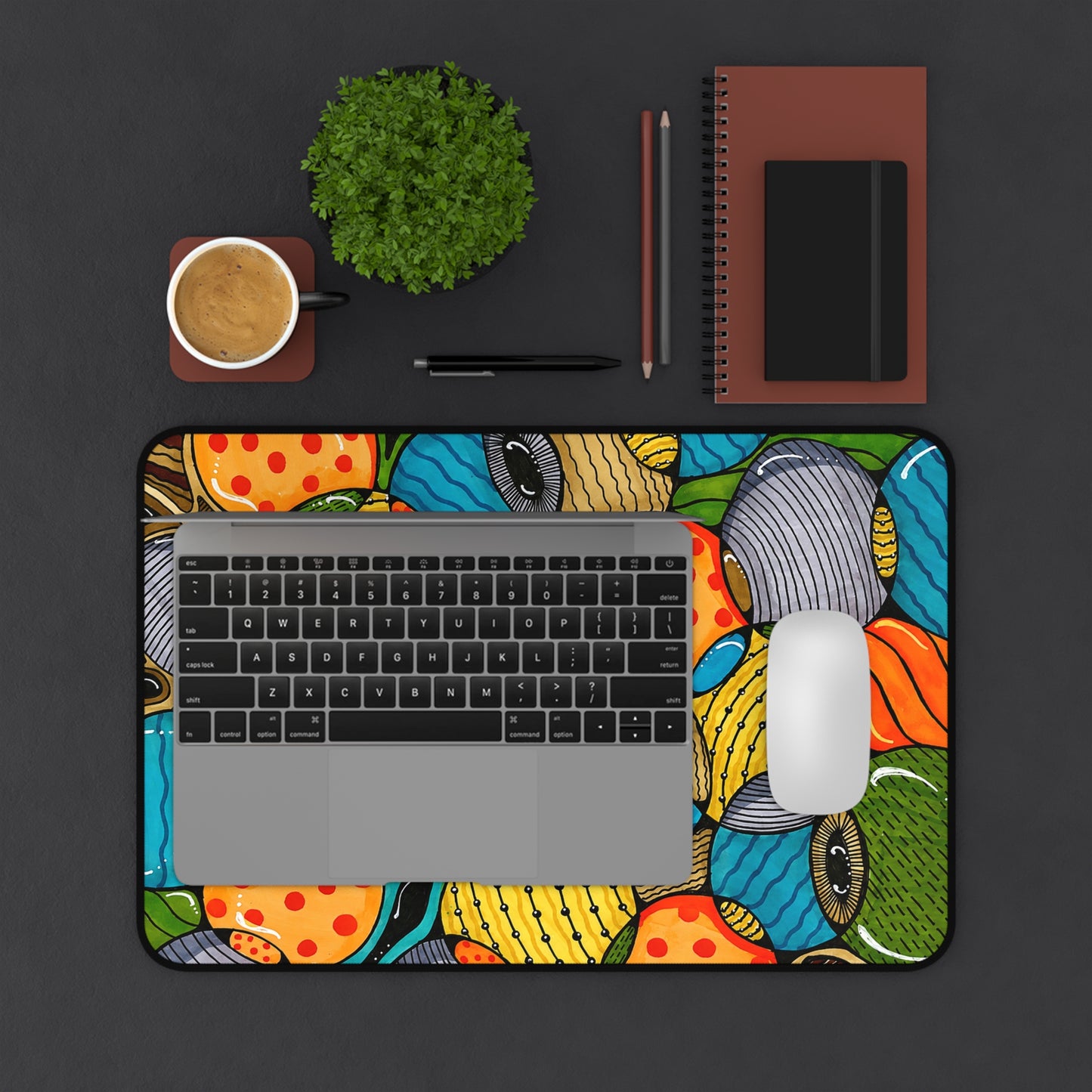 Funky Bubbles Desk Mat