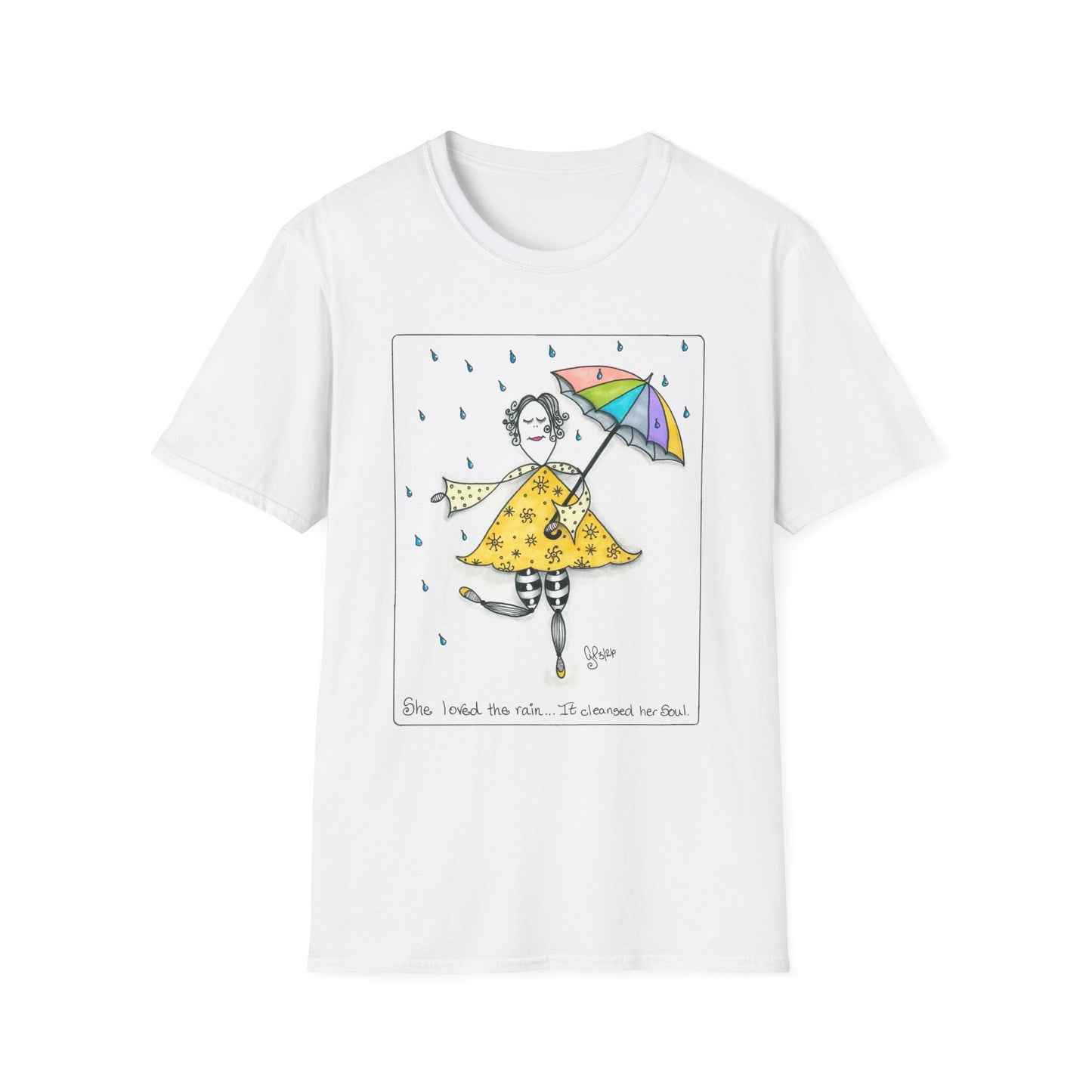 The Rain Cleansed Her Soul Softstyle T-Shirt