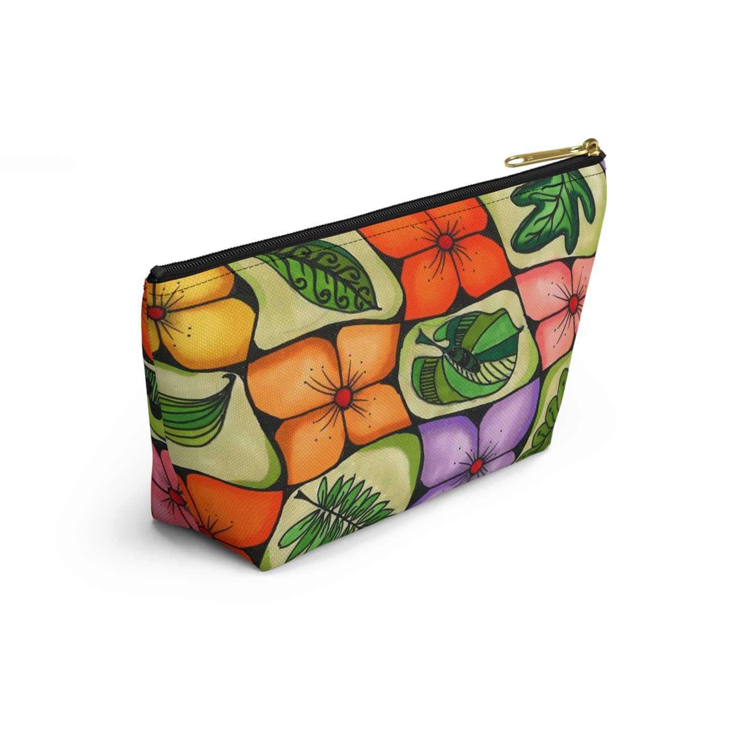 All-Over Flower Acessory Pouch
