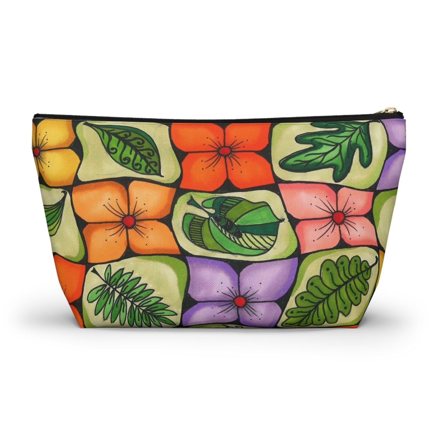 All-Over Flower Acessory Pouch
