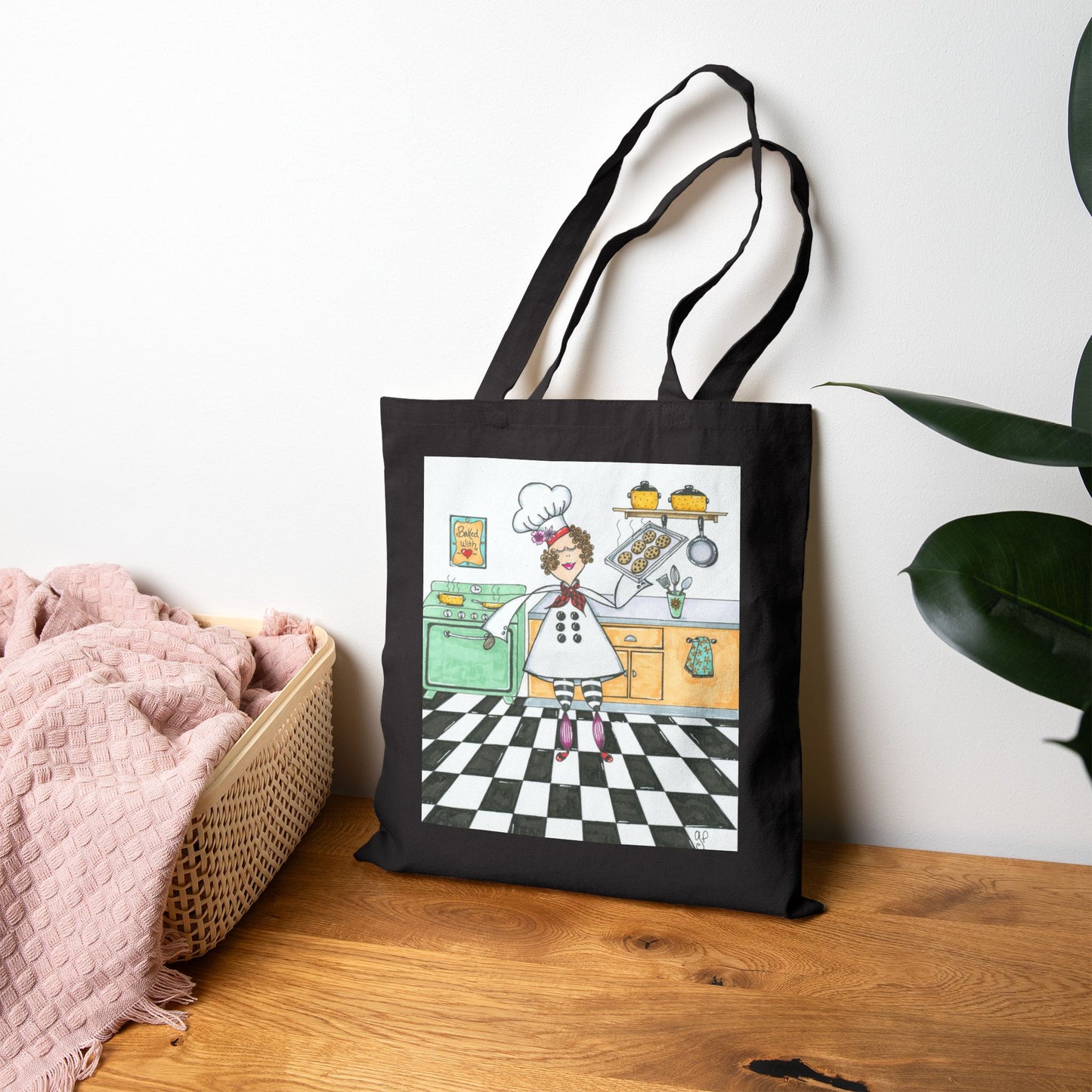 The Cookie Baker Cotton Canvas Tote Bag