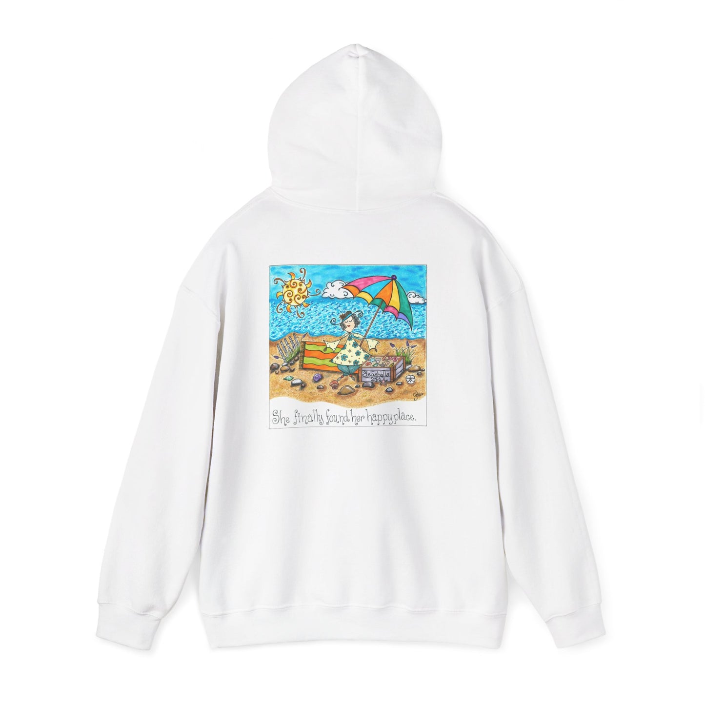 Happy Place Unisex Heavy Blend™ Hooded Sweatshirt