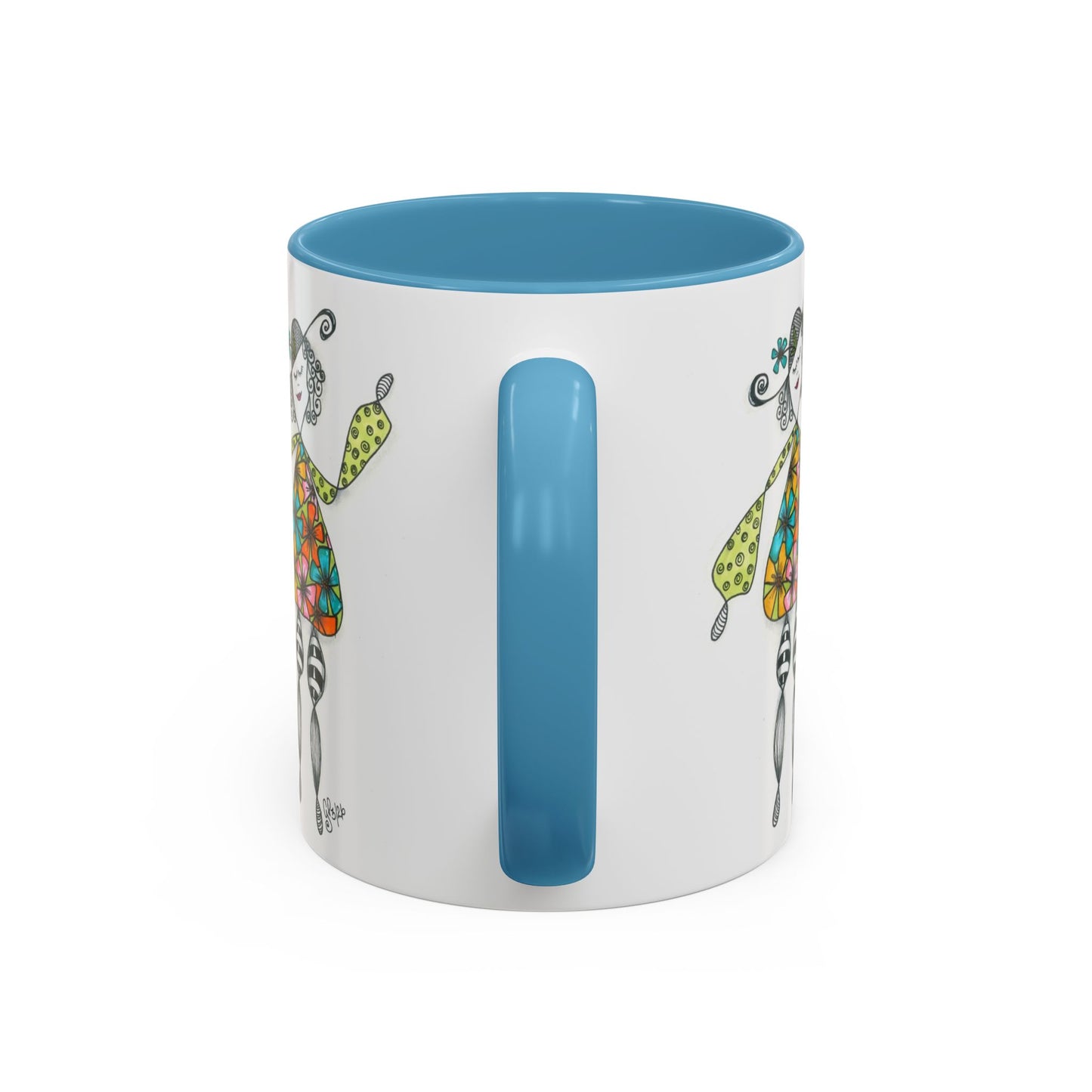 Carefree and Fancy Coffee Mug (11, 15oz)