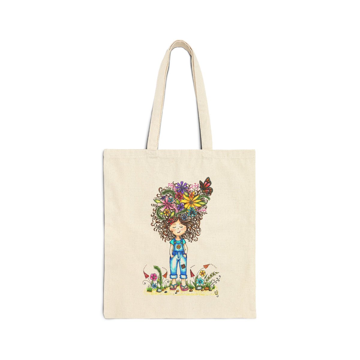 Free To Be Me! Cotton Canvas Tote Bag